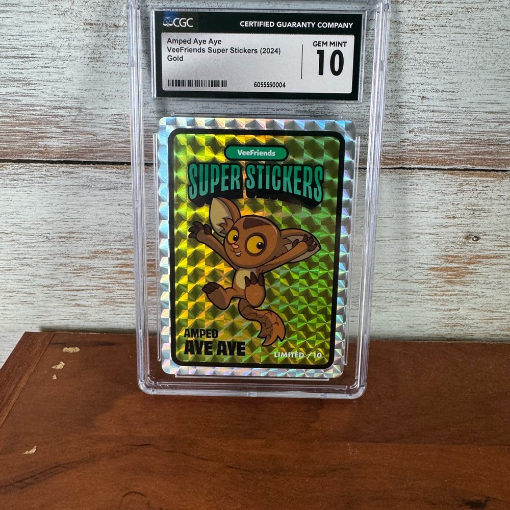 FRIENDS Super Stickers - Holographic Green
